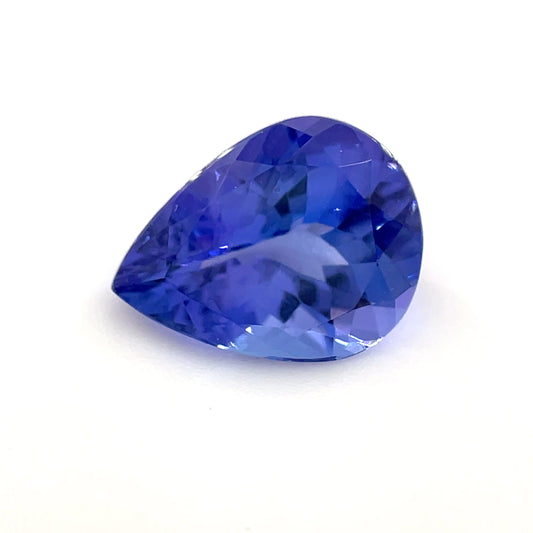PG-78-93 Tanzanite 8.2 x 10.7 MM Pear 2.83cts