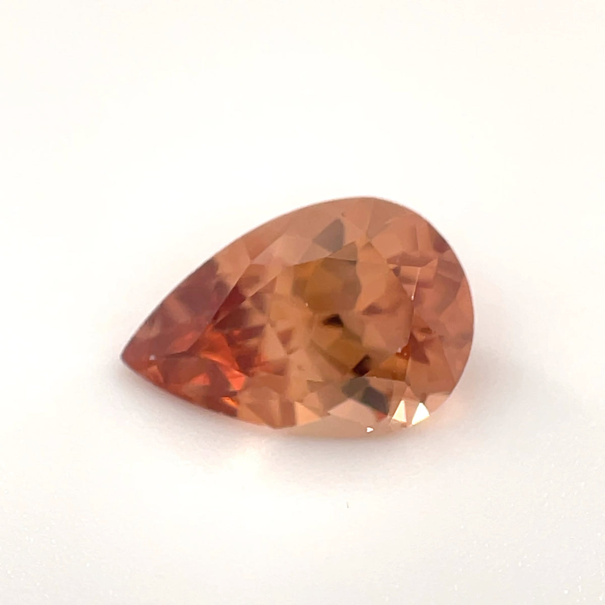 PG-8-15-47 Tanzanian Zircon 5.8 x 8.7 MM Pear 1.64cts