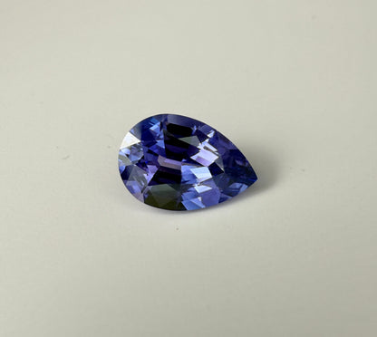 PG-86-138-2 Tanzanite 8.8 x 13.6 MM Pear 3.99cts