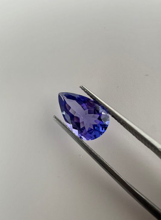 PG-86-158-1 Tanzanite 7.8 x 12.3 MM Pear 3.06cts