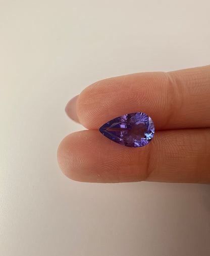 PG-86-158-1 Tanzanite 7.8 x 12.3 MM Pear 3.06cts