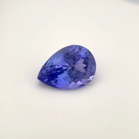 PG-86-178 Tanzanite 8.1 x 11.3 MM Pear 3.66cts