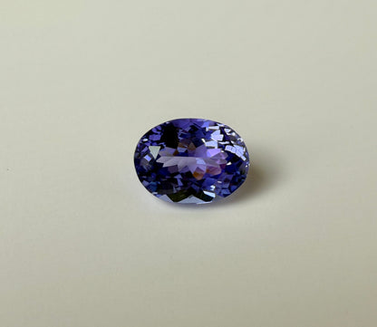 PG-86-6-2 Tanzanite 8.0 x 11.0 MM Oval 3.54cts