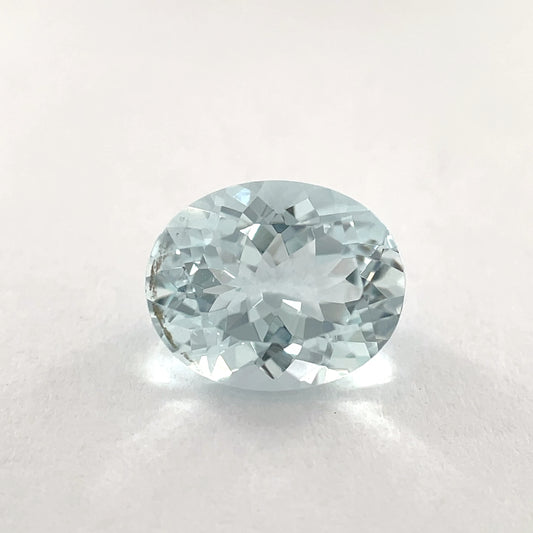 PG-AQBS-29 Aquamarine 7.5 x 9.2 MM Oval 1.96cts