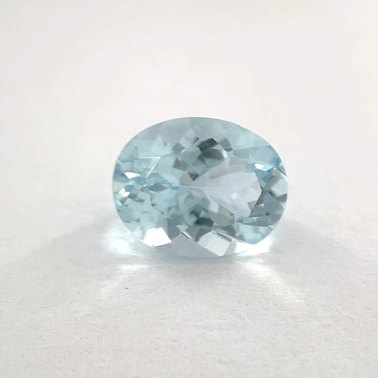 PG-AQBS-32-WO Aquamarine 7 x 8.8 MM Oval 1.62cts
