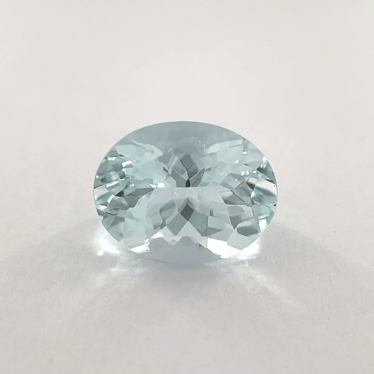 PG-AQBS-61 Aquamarine 6.9 x 7.5 MM Oval 2.09cts