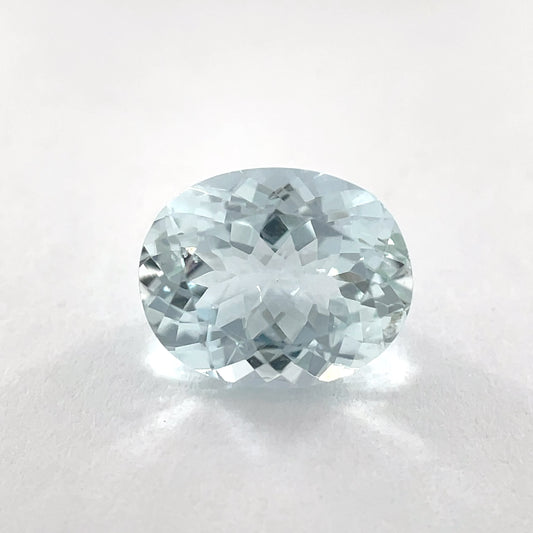 PG-AQBS-62 Aquamarine 7.5 x 9.4 MM Oval 2.08cts