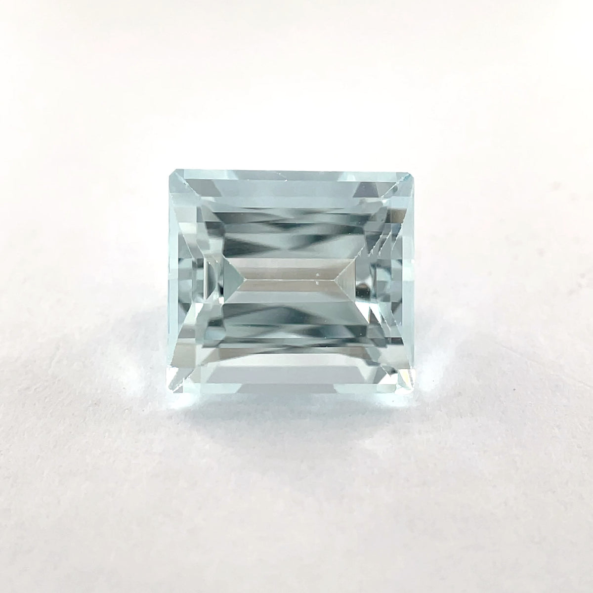 PG-AQBS-69 Aquamarine 8.2 x 9 MM Emerald Cut 3.45cts