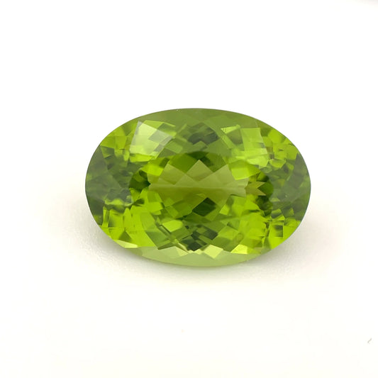 PG-BMI-3-VJ Burmese Peridot 9.9 x 14.1 MM Oval 7.23cts