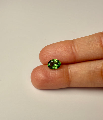 PG-CTRBS-3-EO Chrome Tourmaline 6 x 8 MM Oval 1.19cts