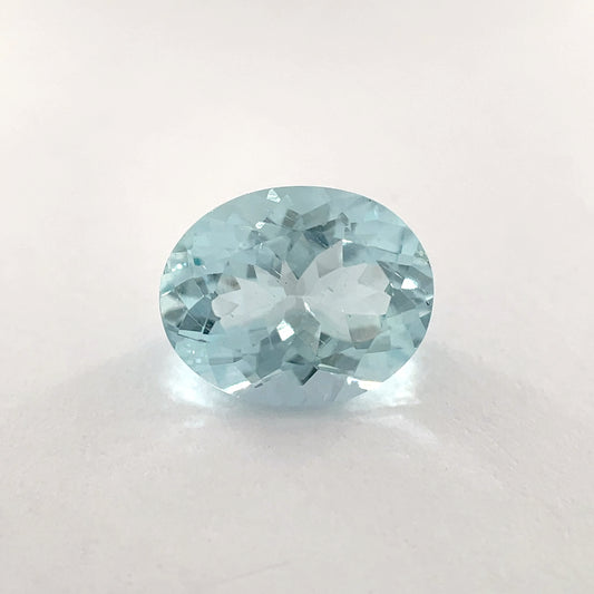 PG-H-29-255-11 Aquamarine 8.2 x 10.1 MM Oval 2.33cts