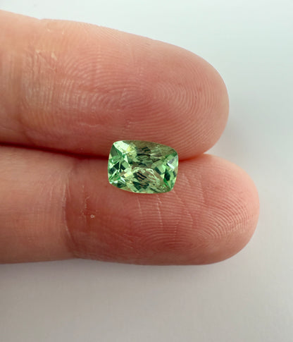 PG-IC552-TSA-6 Tsavorite 5.6 x 7.5 MM Cushion 1.24cts