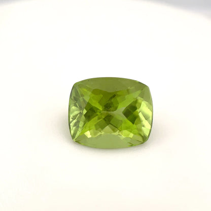 PG-LG4-36-MJX Burmese Peridot 8.8 x 10.5 MM Cushion 4.14cts