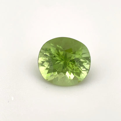 PG-LG5-33-VO Burmese Peridot 7.7 x 8.4 MM Oval 2.37cts