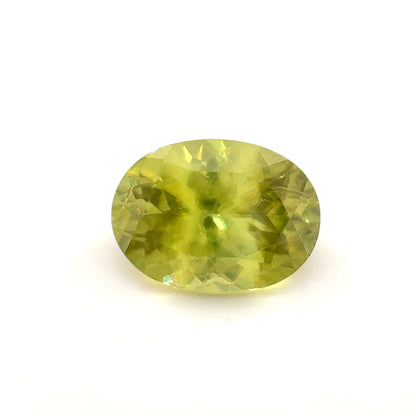 PG-PCZS-16-WO Sphene 8.6 x 11.6 MM Oval 4.08cts