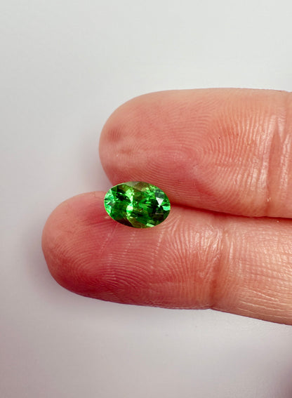 PG-PM1-28 Tsavorite 5.4 x 7.6 MM Oval 1.11cts