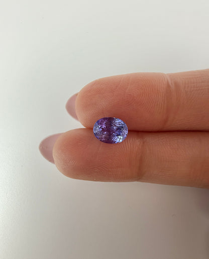 PG-R-20-18 Tanzanite 6.0 x 8.0 MM Oval 1.55cts