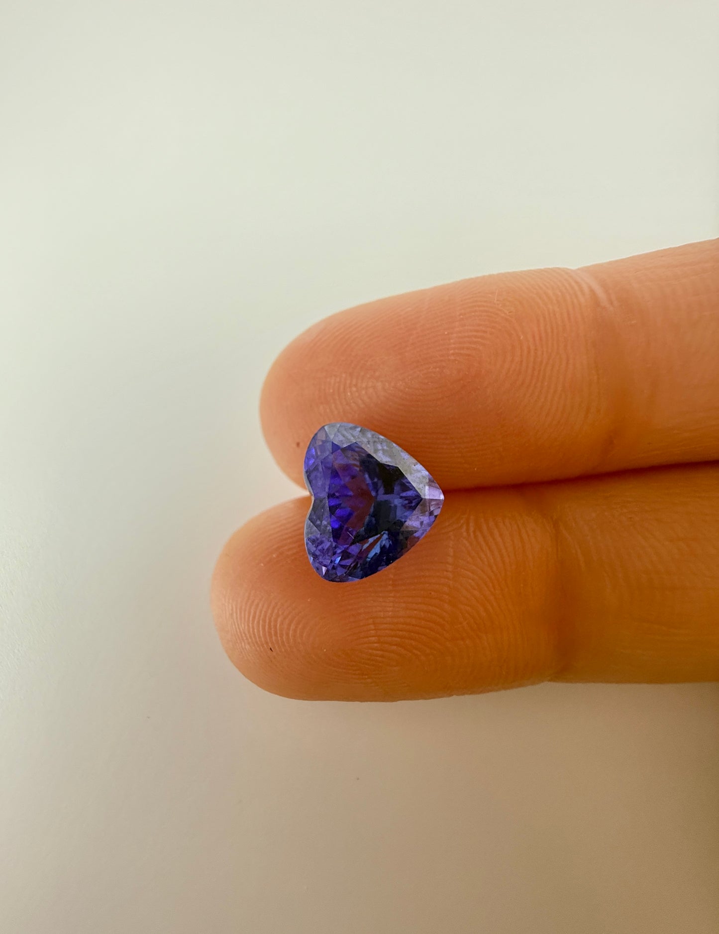 PG-R-A6 Tanzanite 8 x 9.2 MM Heart 3.06cts