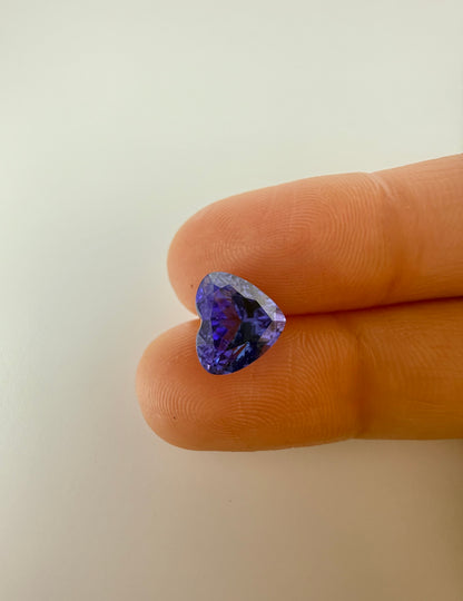 PG-R-A6 Tanzanite 8 x 9.2 MM Heart 3.06cts