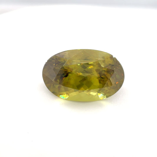 PG-RC1-2-WO Madagascar Sphene 10 x 16 MM Oval 9.46cts