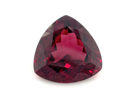 PG-RGBS-135-VJ Rhodolite Garnet 12.2 MM Trilliant 7.04cts