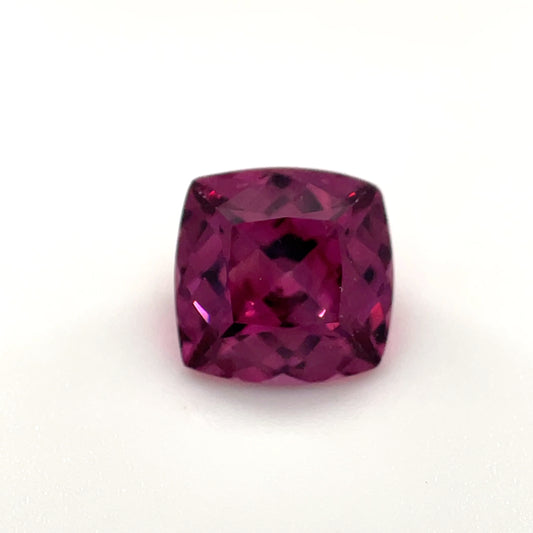 PG-RGBS-213-WO Rhodolite 8 MM Sq Cushion 2.76cts