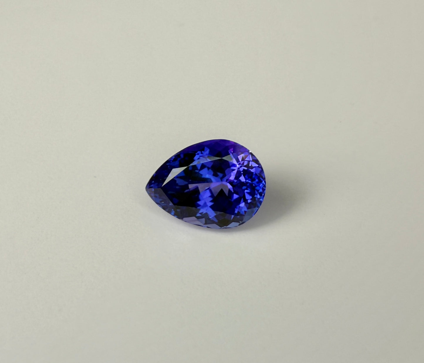 PG-T802-27 Tanzanite 8.1 x 11.3 MM Pear 3.45cts