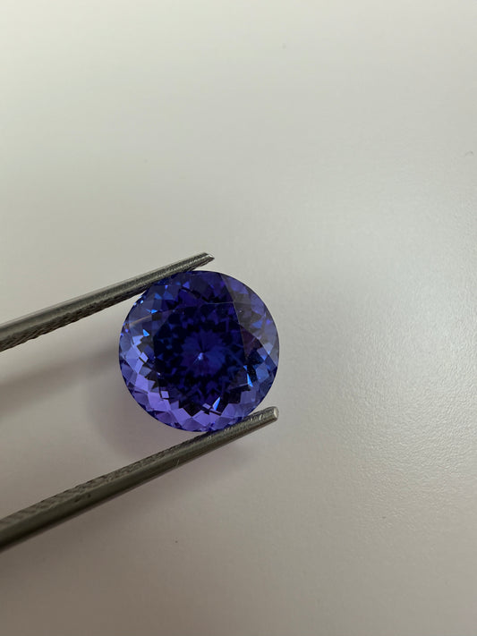 PG-T802-36-JO Tanzanite 9.8 MM Round 4.67cts
