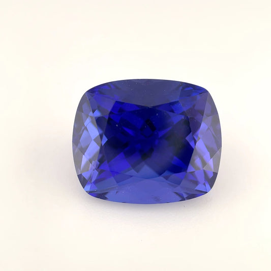 PG-T802-55 Tanzanite 9.8 x 11.8 MM Cushion