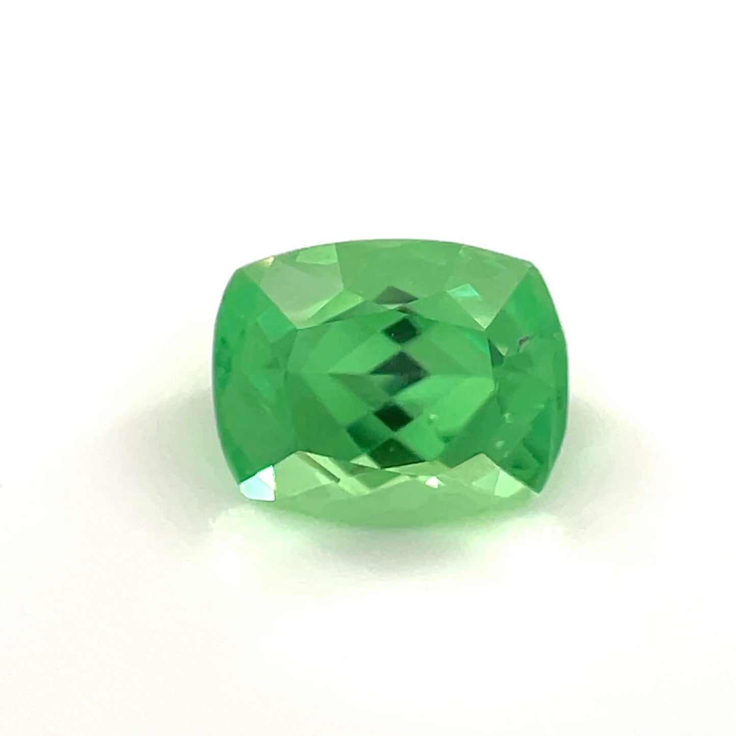 PG-TSABS-35 Tsavorite 5.4 x 6.7 MM Cushion 1.33cts