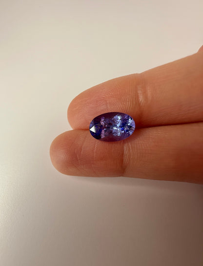PG-TZ-16 Tanzanite 7.2 x 11.1 MM Oval 3.03cts
