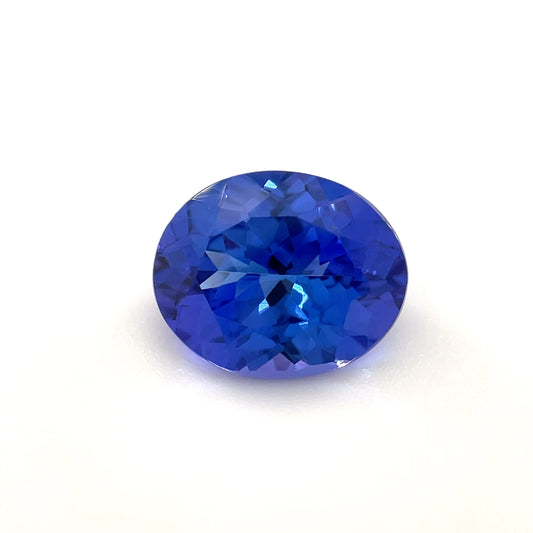 PG-TZBS-158 Tanzanite 8.92 x 10.95 MM Oval 4.06cts