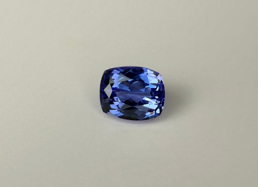 PG-TZBS-20-2 Tanzanite 7.1 x 9 MM Cushion 2.72cts