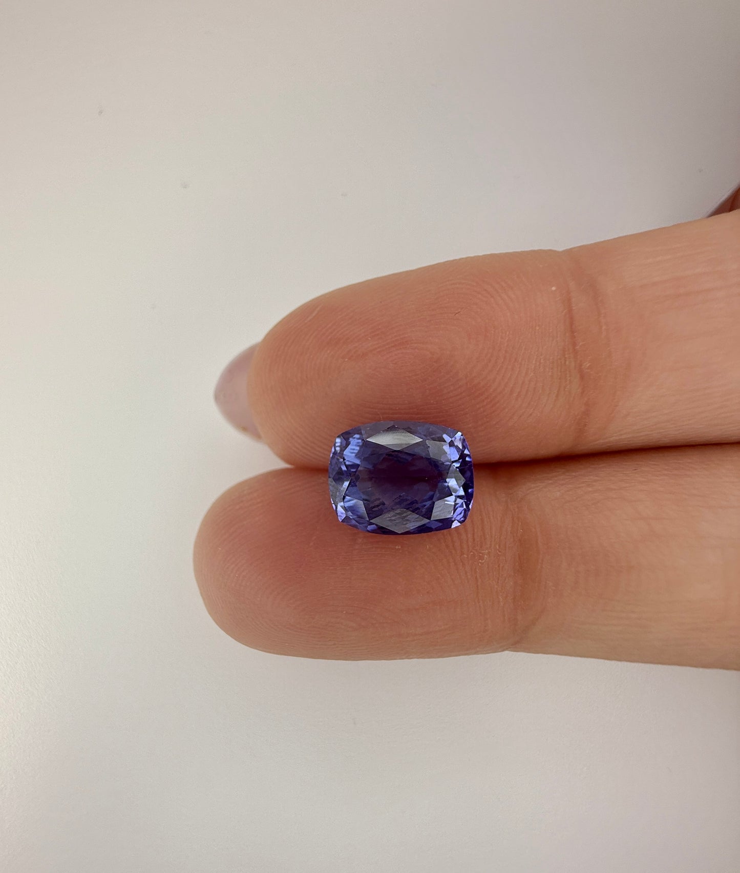 PG-TZBS-20-2 Tanzanite 7.1 x 9 MM Cushion 2.72cts