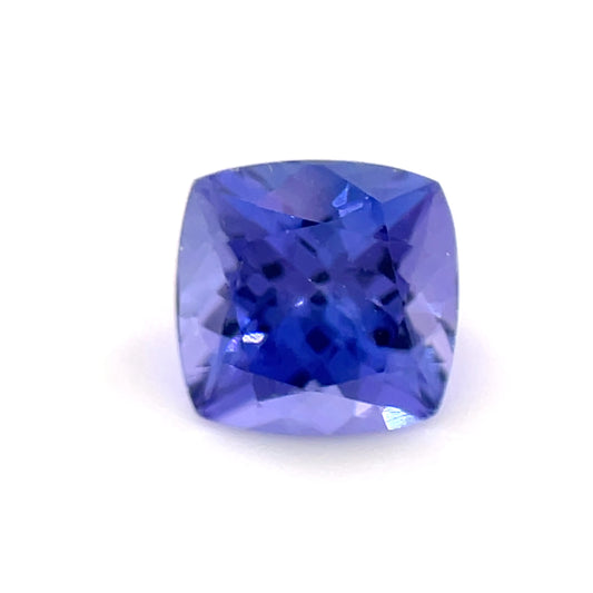 PG-TZBS-51 Tanzanite 6.5 MM Sq Cushion 1.38cts