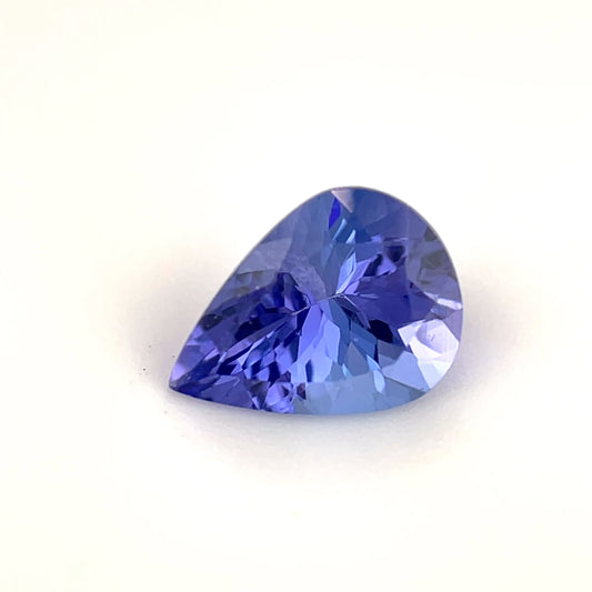 PG-XX-348 Tanzanite 5.9 x 7.9 MM Pear 1.04cts