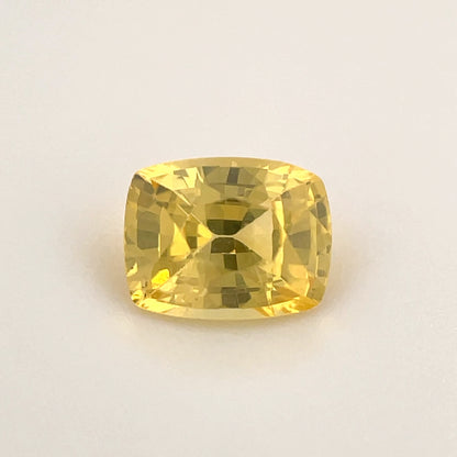 PG-YSABS-30 Yellow Sapphire 5.3 x 6.8 MM Cushion