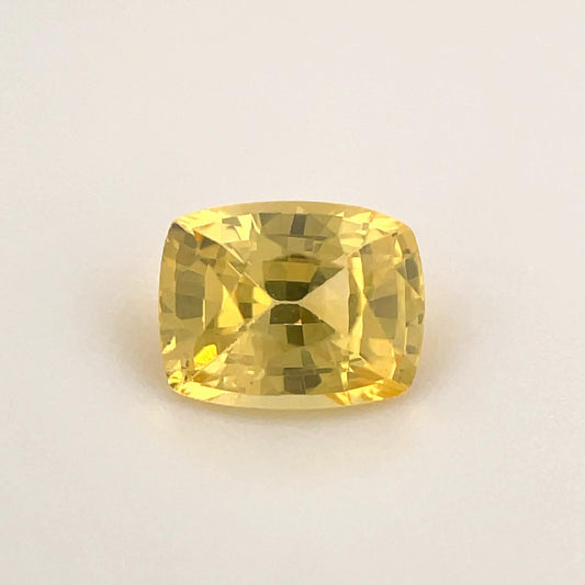 PG-YSABS-30 Yellow Sapphire 5.3 x 6.8 MM Cushion