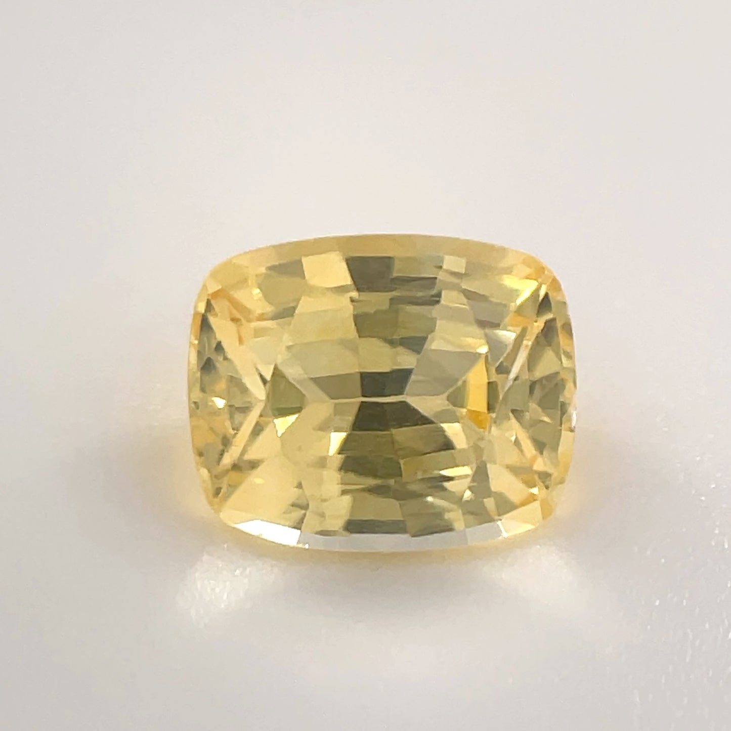 PG-YSABS-50 Yellow Sapphire 6 x 7.4 MM Cushion