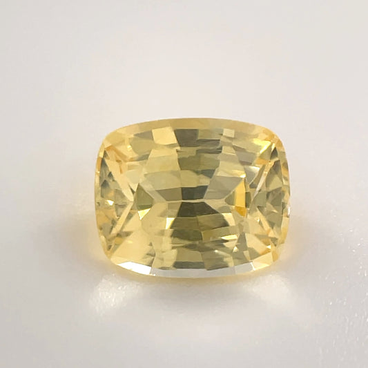 PG-YSABS-50 Yellow Sapphire 6 x 7.4 MM Cushion