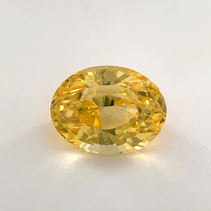 PG-YSABS-60 Yellow Sapphire 6.9 x 8.9 MM Oval