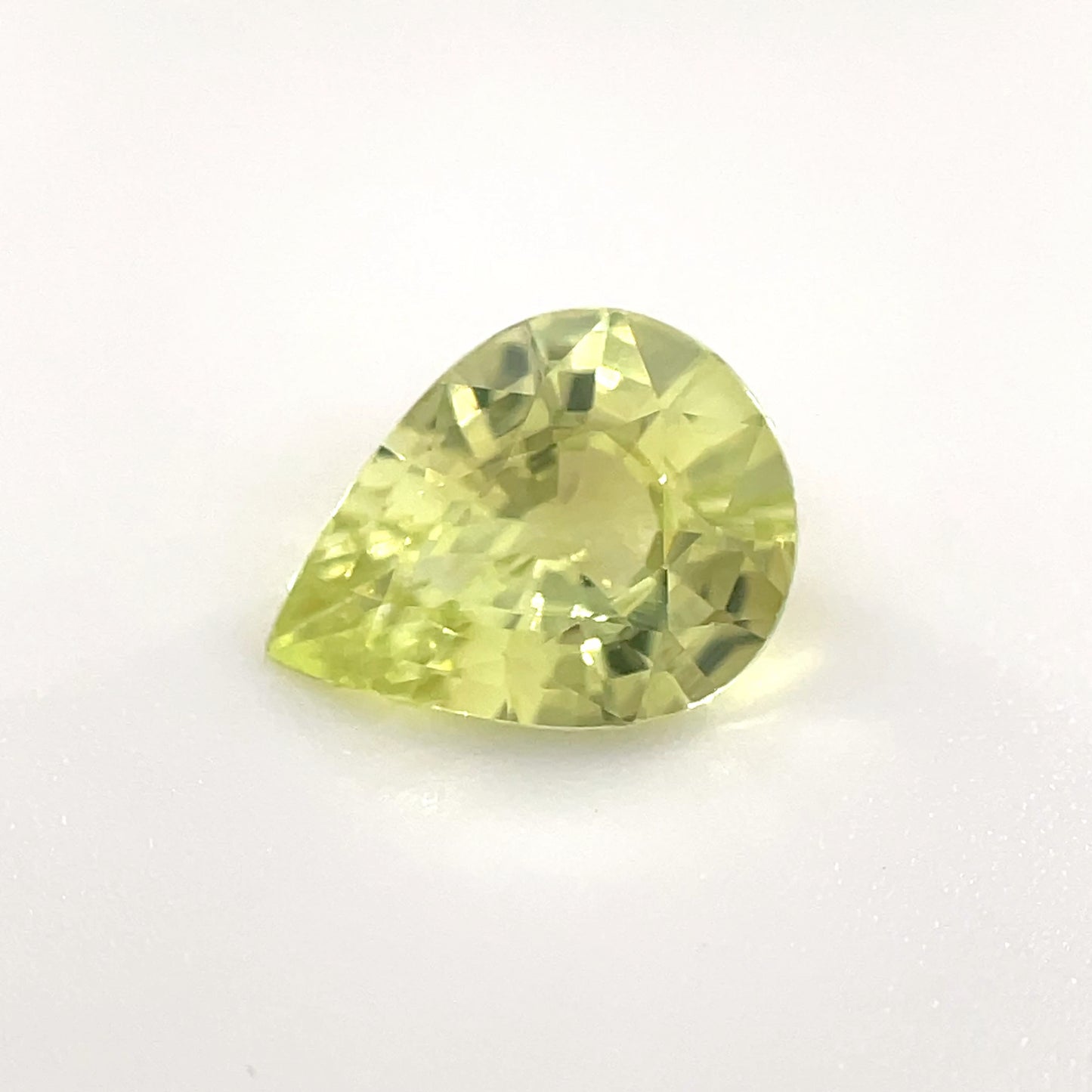 PG1-47G-15-11 Chrysoberyl 6.7 x 8.8 MM Pear 1.57cts