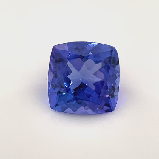 PG-153-20-1 Tanzanite 6.8 x 6.9 MM Cushion 1.53cts