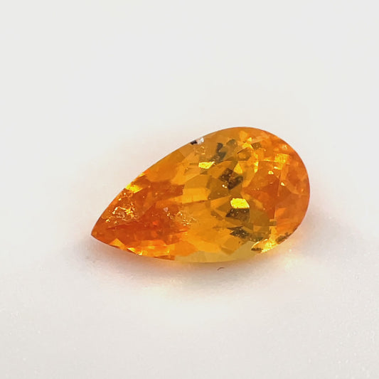 PG-190-41-1 Spessartite 5.3 x 9.1 MM Pear 1.35cts