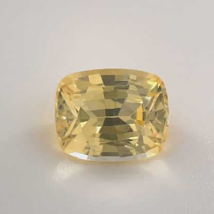 PG-YSABS-50 Yellow Sapphire 6 x 7.4 MM Cushion