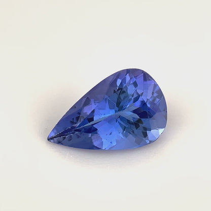 PG-R-M60 Tanzanite 6.7 x 8.8 MM Pear 1.08cts