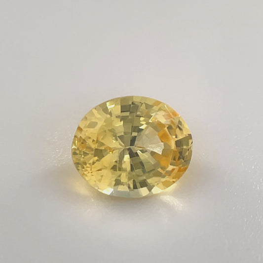 PG-YSABS-7 Yellow Sapphire 5.4 x 6.6 MM Oval