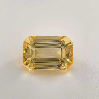 PG-YSABS-56 Yellow Sapphire 6 x 8.8 MM Emerald