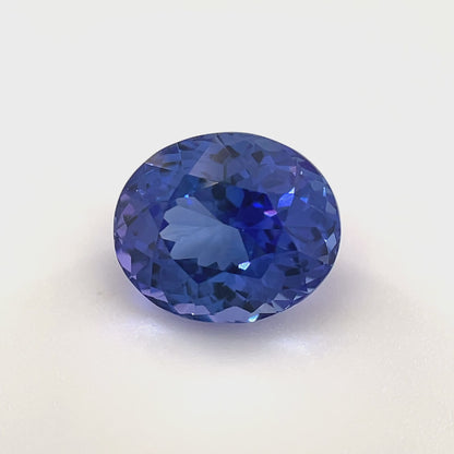 PG-303-10 Tanzanite 6.9 x 8.1 MM Oval 2.24cts