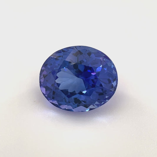 PG-303-10 Tanzanite 6.9 x 8.1 MM Oval 2.24cts